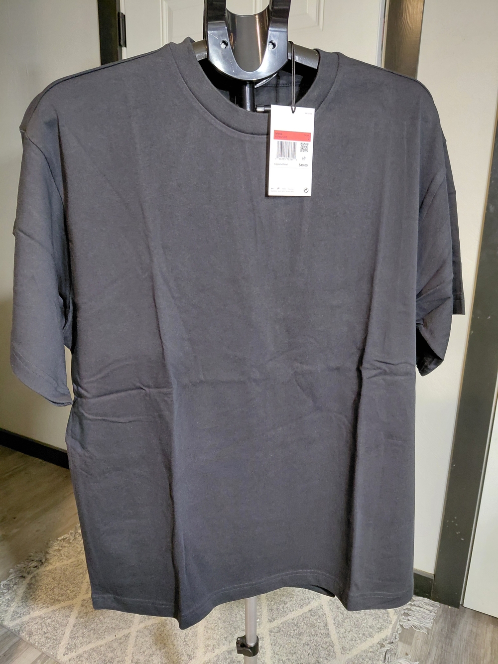 NWT NIKE Men's Premium Nocta Drake Black HD Crewneck SS T-Shirt SIZE LARGE